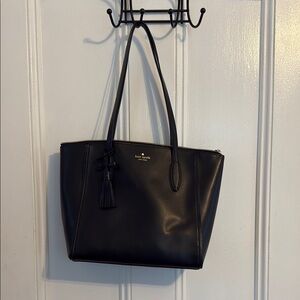 Kate Spade Black Tote Sleek Structured Design